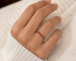 Élois Dark Cherry Ring